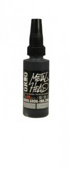 Grog Metal Head 60ml Black squeezable marker 