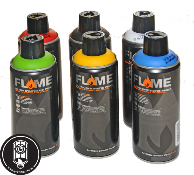 Basic colours Flame High Pressure 12 cans starter promo 
